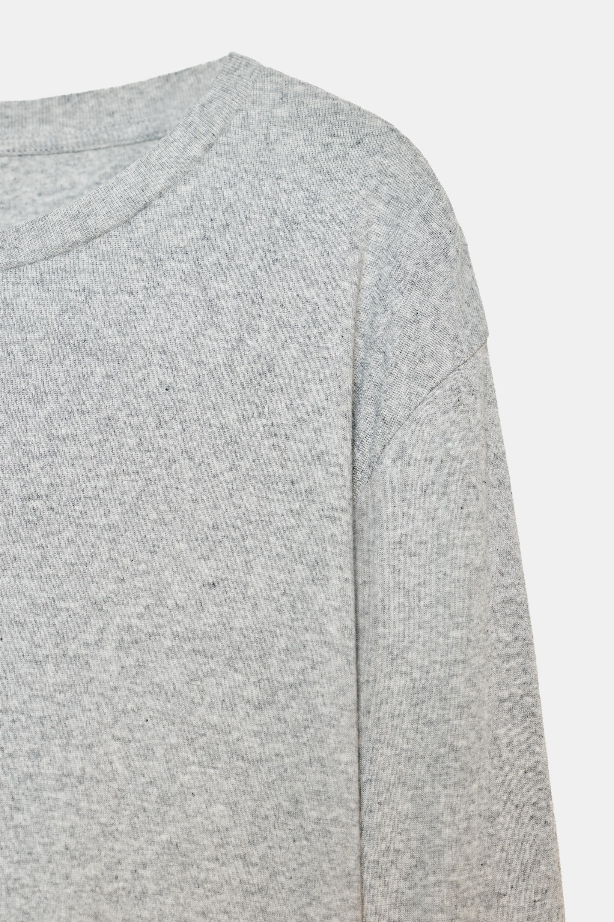 LONG SLEEVE BOAT NECK T-SHIRT